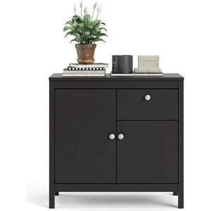 KOMODA TWO REE 82 cm II čierna vyobraziť