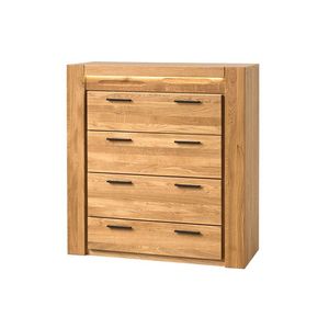 Komoda Velvet II 75 105 cm z masivu s LED osvětlením dub přírodní vyobraziť