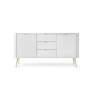Komoda Zova 168 cm bílá/zlatá vyobraziť