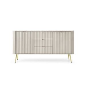 Komoda Zova 168 cm kašmír/zlatá vyobraziť