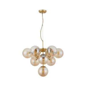 Redo 01-2940 - Luster na lanku AGAPE 10xE14/28W/230V zlatá 01-2940 vyobraziť