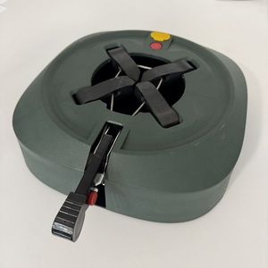 Stojan na vianočný stromček s pedálom, tmavozelený vyobraziť