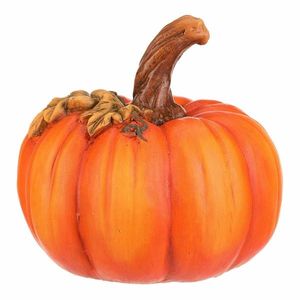 Jesenná dekorácia Tekvica s lístkami, 24 x 24 x 23 cm, keramika, 24 cm vyobraziť