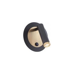 Redo 01-3090 - LED Nástenné bodové svietidlo CLOSER LED/6W/230V čierna 01-3090 vyobraziť