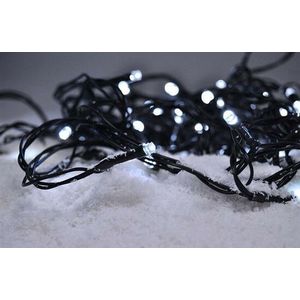 Solight Svetelná vonkajšia reťaz 50 LED s časovačom, 5 m, studená biela vyobraziť