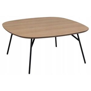 Konferenční stolek Caracas 90 cm dub olejovaný/černý vyobraziť