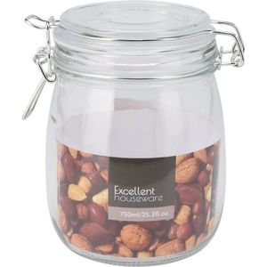 Excellent Houseware Pohár s klipom a skleneným vekom 750 ml vyobraziť