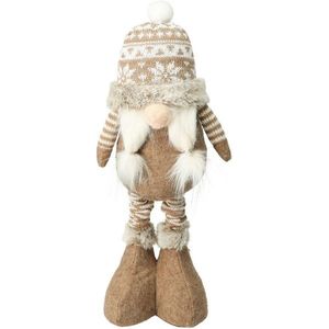 Stojaci vianočný škriatok Dora, teleskopické nohy, 13x9, 5x48cm, sv. hnedá vyobraziť