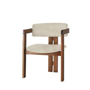 Jedálenská stolička CO Light Grey and Walnut vyobraziť