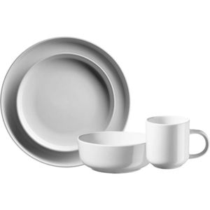 Mäser 16-dielna jedálenská súprava ALENIA, biela vyobraziť
