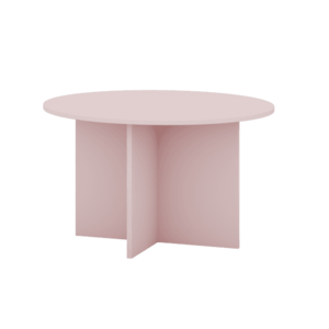 Konferenční stolek Phoebe 01 84 cm růžový vyobraziť