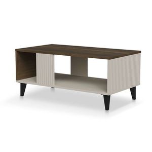 Konferenční stolek Random 92 cm kašmír/ořech vyobraziť