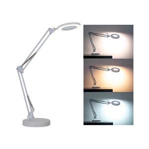 Brilagi - LED Stmievateľná stolná lampa s lupou LED/12W/5V 3000/4200/6000K biela BRI008 vyobraziť