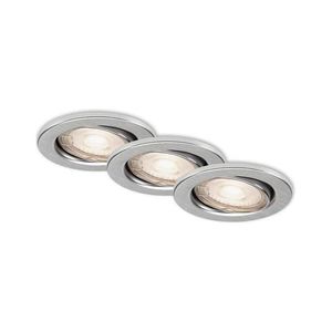 Briloner 7144-039-Sada 3xLED Kúpeľňové podhľadové svietidlo 1xGU10/4W/230V IP23 7144-039 vyobraziť