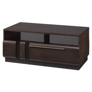 Konferenční stůl Porti 41 110 cm z masivu dub čokoládový vyobraziť