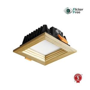 APLED - LED Podhľadové SQUARE WOODLINE LED/3W/230V 3000K 9x9 cm borovica masív 21290 vyobraziť