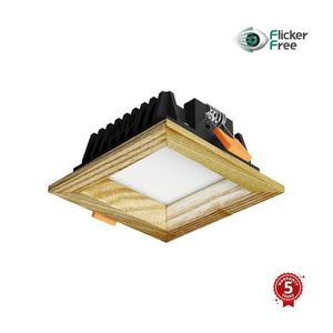 APLED - LED Podhľadové SQUARE WOODLINE LED/3W/230V 3000K 9x9 cm jaseň masív 21296 vyobraziť