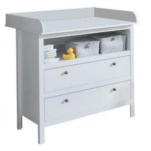 Komoda s prebaľovacím stolíkom OLJE 2S, biela vyobraziť