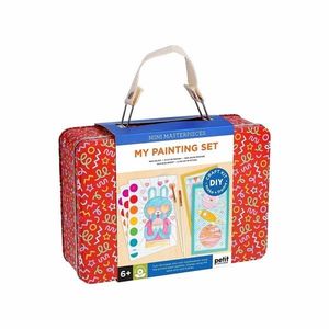 Petit Collage Kreatívny kufrík červený Moja maliarska súprava vyobraziť