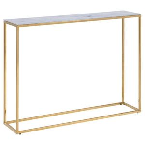 Konzolový stolík Alisma mramor biely vyobraziť