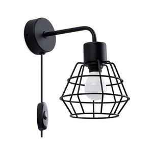 SL.1164 - Nástenná lampa SUBA 1xE27/15W/230V čierna SL.1164 vyobraziť