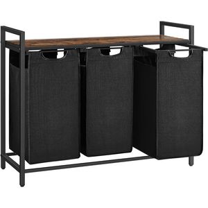 Kôš na bielizeň Vasagle File 114 l hnedo/čierny vyobraziť