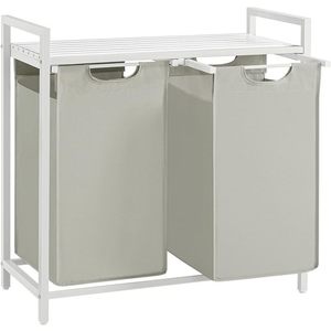 Koš na prádlo File 92L bílo-šedý vyobraziť
