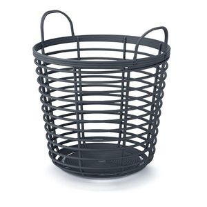 Kôš s rúčkami Zania antracit vyobraziť