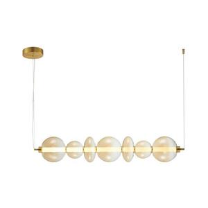 LED Luster na lanku DAPHNE LED/40W/230V zlatá ML0349 vyobraziť