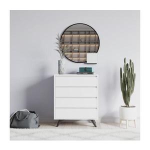 Komoda SUVERA 86x70 cm biela 811MDD3435 vyobraziť