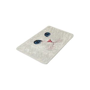 Koupelnová předložka Cat Eyes 40x60 cm krémovo-bílá vyobraziť