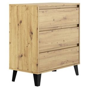 Komoda BOGAN 3S70, remeselne spracovaný dub vyobraziť