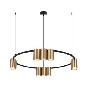 Luster na lanku GENESIS 10xGU10/8W/230V zlatá ML0375 vyobraziť