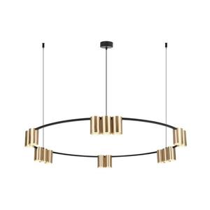 Luster na lanku GENESIS 15xGU10/8W/230V zlatá ML0378 vyobraziť