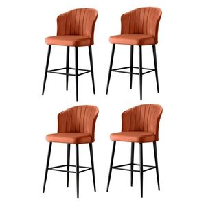 Súprava barových stoličiek Rubi Tile Red, 4 ks, 4 ks vyobraziť