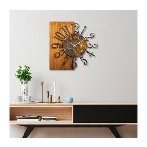 Nástenné hodiny 58x58 cm 1xAA drevo/kov 891TNL3291 vyobraziť