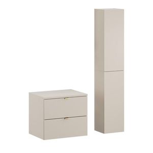 Koupelnová sestava Dalia Cashmere s deskou a skříňkami 60 cm kašmírová vyobraziť