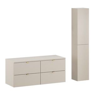 Koupelnová sestava Dalia Cashmere se skříňkami 120 cm kašmírová vyobraziť