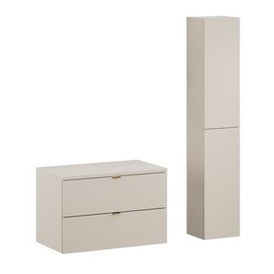 Koupelnová sestava Dalia Cashmere se skříňkami 80 cm kašmírová vyobraziť