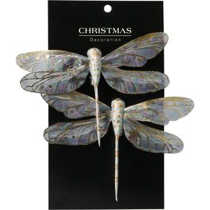 Súprava vianočných ozdôb Vážka fialová, 13, 5 cm, 2 ks vyobraziť