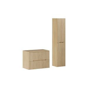 Koupelnová sestava Nordic s deskou a skříňkami 80 cm dub cremona vyobraziť