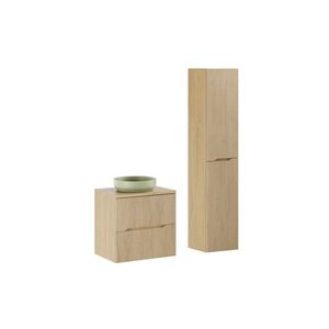 Koupelnová sestava Nordic s deskou, umyvadlem a skříňkami 60 cm dub cremona vyobraziť