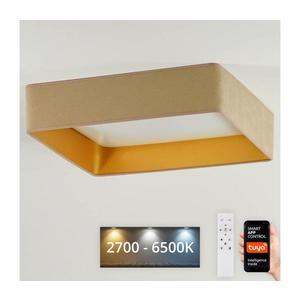 Brilagi-LED Stmievateľné svietidlo VELVET SQUARE LED/36W/230V Wi-Fi Tuya+DO béžová vyobraziť