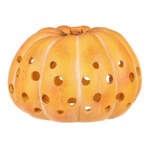 Jesenná dekorácia Tekvica s otvormi, 28 x 28 x 19 cm, magnézium vyobraziť