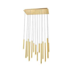 Redo 01-2054 - LED Luster na lanku MADISON 14xLED/4W/230V zlatá 01-2054 vyobraziť