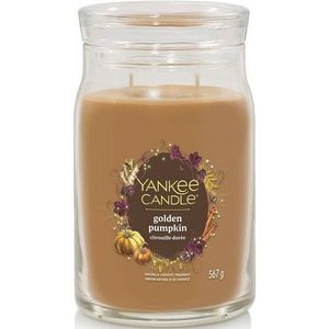 Yankee Candle Vonná sviečka veľká Signature Golden Pumpkin, 567 g, L vyobraziť
