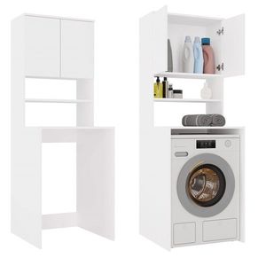 Koupelnová skříňka nad pračku POLA MULTI bílá vyobraziť