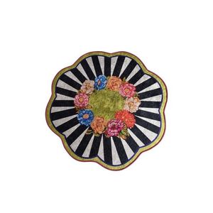 Koupelnový kobereček Flower Rulette 100 cm vyobraziť
