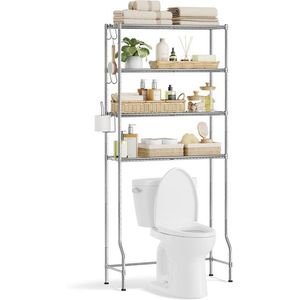 Koupelnový regál MULTA stříbrný vyobraziť