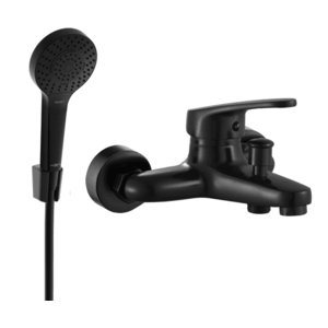 Koupelnový set Mexen Erica 05 černý - vanová baterie se sprchou vyobraziť